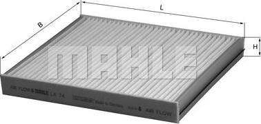 MAHLE LA74 - CU2757 SALONA FILTRS