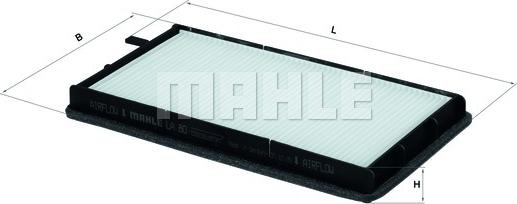 MAHLE LA80 - CU2835 SALONA FILTRS