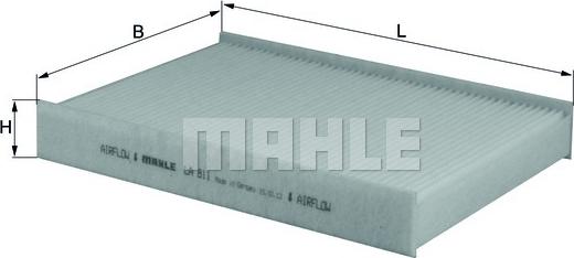 MAHLE LA811 - SALONA FILTRS LA811