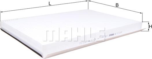 MAHLE LA81 - Filtrs, Salona telpas