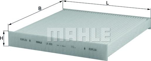 MAHLE LA859 - SALONA FILTRS LA859