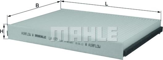 MAHLE LA877 - SALONA FILTRS LA877