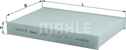 MAHLE LA87 - CU2945 SALONA FILTRS