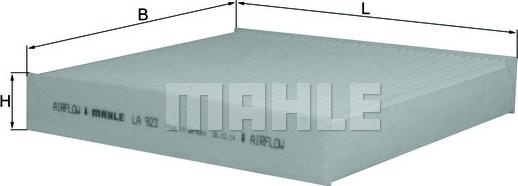 MAHLE LA923 - SALONA FILTRS LA923