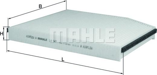 MAHLE LA947 - SALONA FILTRS LA947