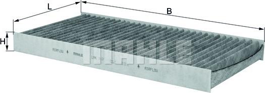 MAHLE LAK117 - Filtrs, Salona telpas