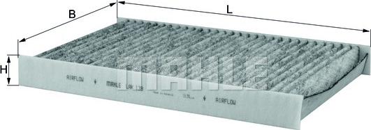 MAHLE LAK138 - CU2940 SALONA FILTRS