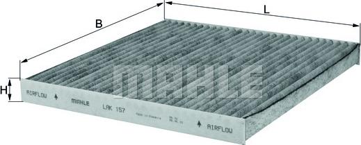 MAHLE LAK157 - SALONA FILTRS LAK157
