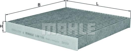 MAHLE LAK158 - SALONA FILTRS Z478