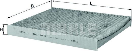 MAHLE LAK182 - CUK2842 SALONA FILTRS