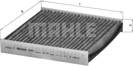 MAHLE LAK184 - SALONA FILTRS LAK184