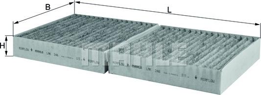 MAHLE LAK246 - SALONA FILTRS LAK246