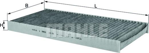 MAHLE LAK252 - SALONA FILTRS 21653144