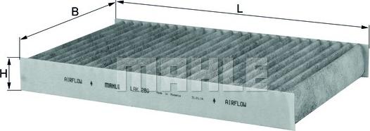 MAHLE LAK280 - CUK2747 SALONA FILTRS