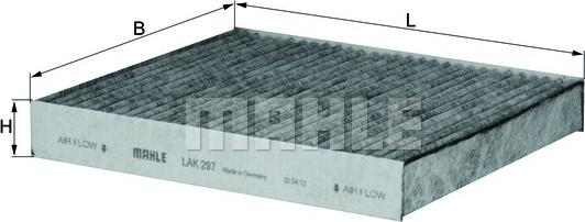 MAHLE LAK297 - SALONA FILTRS LAK297