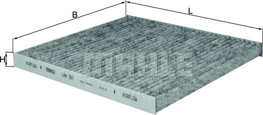 MAHLE LAK301 - SALONA FILTRS LAK