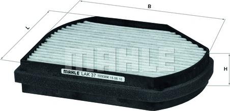 MAHLE LAK37 - CUK2897 SALONA FILTRS