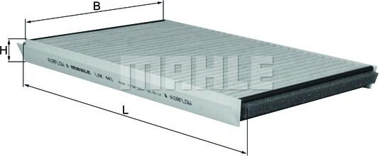MAHLE LAK441 - SALONA FILTRS LAK441