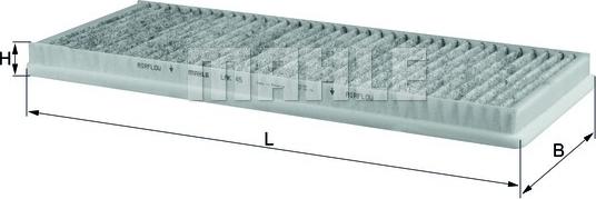 MAHLE LAK45 - SALONA FILTRS LAK45