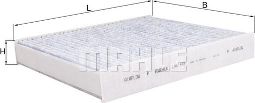 MAHLE LAK472 - LAK472 SALONA FILTRS