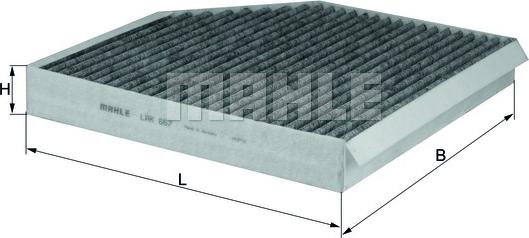 MAHLE LAK667 - CUK2641 SALONA FILTRS