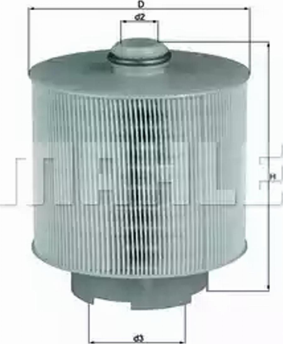 MAHLE LX1006/1D - GAISA FILTRS LX1006-1D