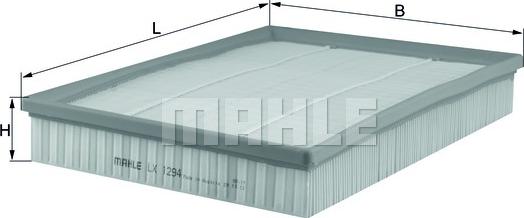 MAHLE LX1294 - C33189 GAISA FILTRS