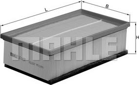 MAHLE LX1497 - GAISA FILTRS LX1497