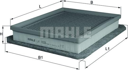 MAHLE LX1926 - C30138 GAISA FILTRS