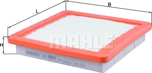 MAHLE LX4066 - GAISA FILTRS LX4066