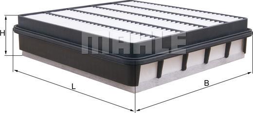MAHLE LX5055 - GAISA FILTRS LX5055