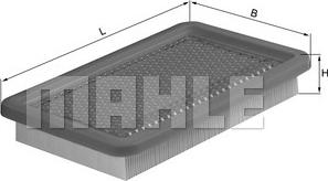 MAHLE LX542 - C2666 GAISA FILTRS