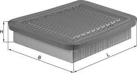 MAHLE LX543 - C2065 GAISA FILTRS