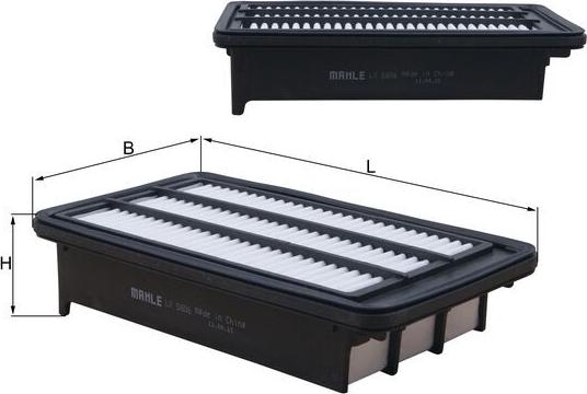 MAHLE LX5806 - GAISA FILTRS LX5806