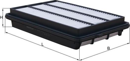 MAHLE LX5820 - GAISA FILTRS LX5820