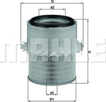 MAHLE LX673 - C16148 GAISA FILTRS