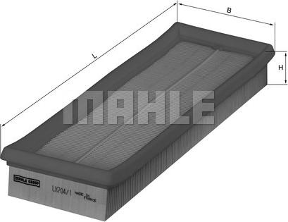 MAHLE LX704/1 - C3251 GAISA FILTRS