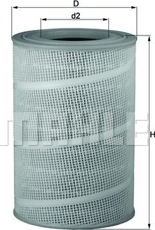 MAHLE LX714 - C301240 GAISA FILTRS