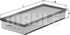 MAHLE LX793 - GAISA FILTRS LX793