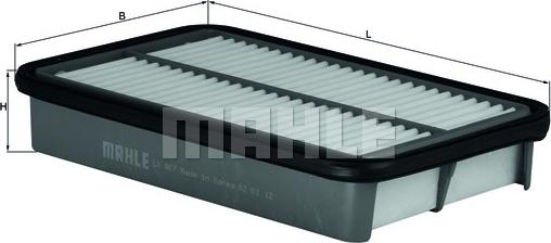 MAHLE LX807 - C2568 GAISA FILTRS