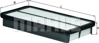MAHLE LX809 - GAISA FILTRS LX