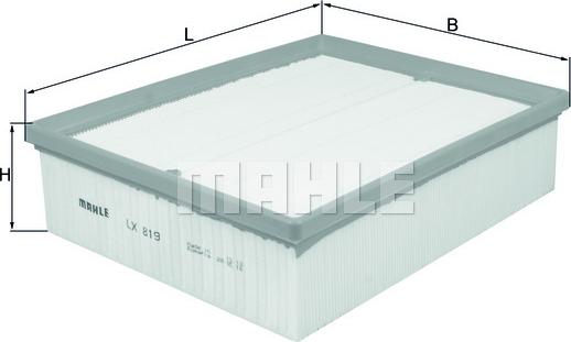 MAHLE LX819 - C27192-1 GAISA FILTRS