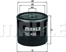 MAHLE OC458 - EĻĻAS FILTRS OC458