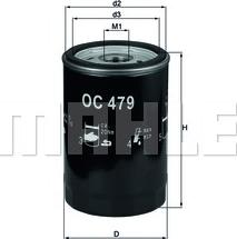 MAHLE OC479 - EĻĻAS FILTRS OC479