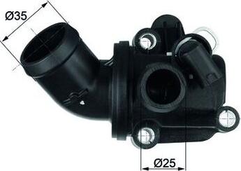 MAHLE TH387 - 6991.00 TERMOSTATS