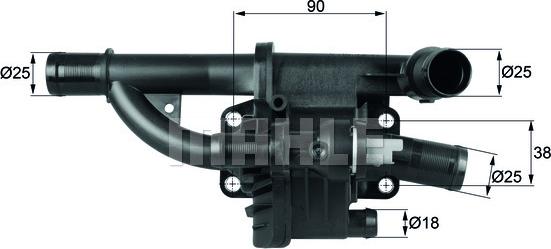 MAHLE TH4083 - Auto Part