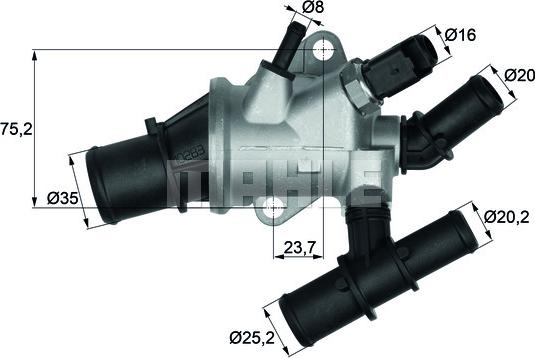 MAHLE TI16288 - Auto Part