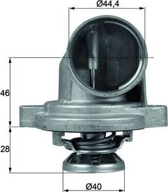 MAHLE TI2380 - TERMOSTATS TI 23