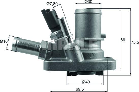 MAHLE TI 258 80 - Termostats