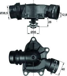 MAHLE TI2688 - TERMOSTATS 6941.88